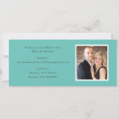 サントリーニ島へのチケット ボーディングパス ウェディング 目的地 招待状 (裏面)