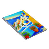 サントリーニ島ビューアート ノートブック (右側)