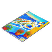 サントリーニ島ビューアート ノートブック (左側)