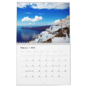 サントリーニ暦の画像 カレンダー (2月 2026)