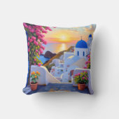 サントリーニ枕 クッション (正面)