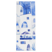 サントリーニ水パーソナライズされた色 ワインギフトバッグ (裏面)