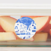 サントリーニ水彩 ラベル (貼付)