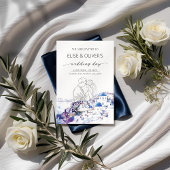 サントリーニ結婚ギリシャの行先の夏 招待状