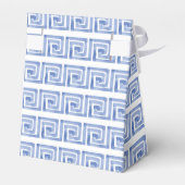 サントリーニ結婚ギリパーソナライズされたス フェイバーボックス (裏面サイド)