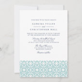 サントリーニ結婚式招待状 |アクア 招待状 (正面)