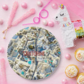 サントリーニ語 – ギリシャ ペーパープレート (パーティー)