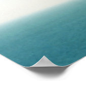 サントリーニ風車（ギリシャ） ポスター (角)