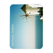 サントリーニ風車(ギリシャ) マグネット (縦)