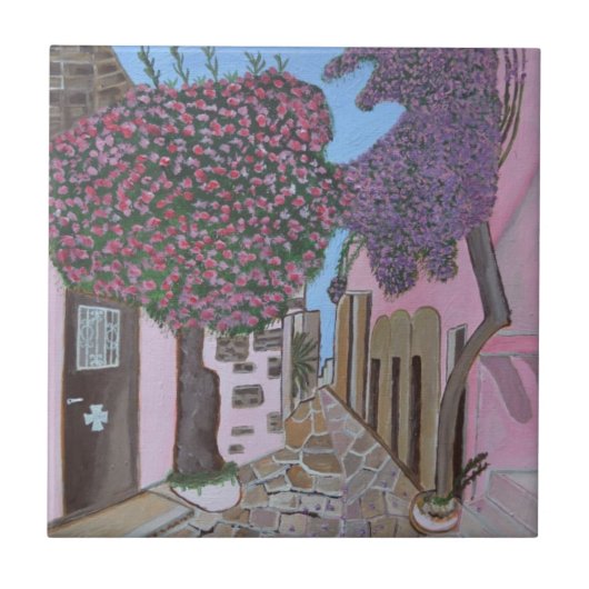 サントリーニ1 タイル (正面)