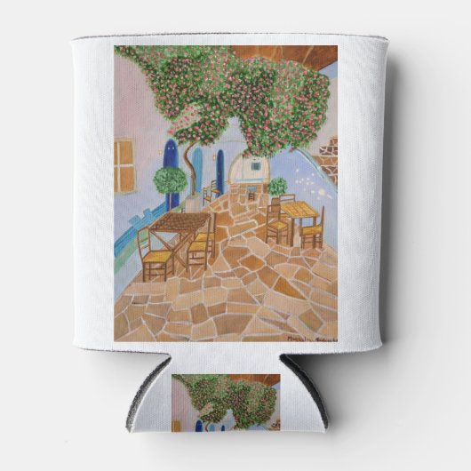 サントリーニ5 缶クーラー (正面)