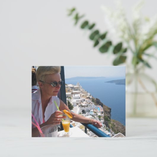 サントリーニ – はがき (スタンド正面)