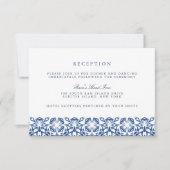 サントリーニ ウェディング レセプション カード | ラピス (正面)