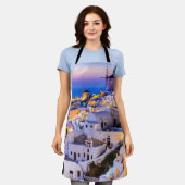 サントリーニ エプロン (着用した状態)