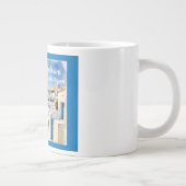 サントリーニ、エーゲの宝石 ジャンボコーヒーマグカップ (右)