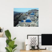 サントリーニ・オイア ポスター (ホームオフィス)