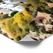 サントリーニ・オイア ポスター (角)