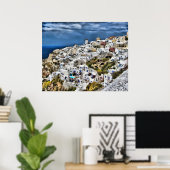 サントリーニ・オイア ポスター (ホームオフィス)