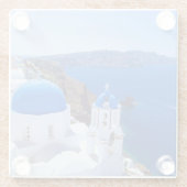 サントリーニ ガラスコースター (裏面)