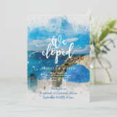 サントリーニ ギリシャで駆け落ち結婚 海外で結婚 ウェディング 招待状 (スタンド正面)