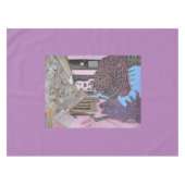 サントリーニ、ギリシャのテーブルクロス テーブルクロス (正面(横))