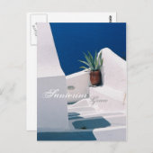 サントリーニ,ギリシャはがき ポストカード (正面/裏面)