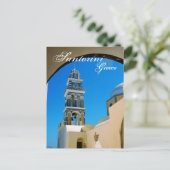 サントリーニ，ギリシャはがき ポストカード (スタンド正面)