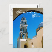サントリーニ，ギリシャはがき ポストカード (正面/裏面)
