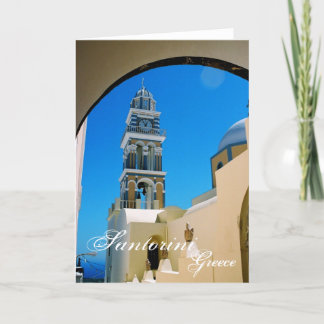 サントリーニ，ギリシャカード カード