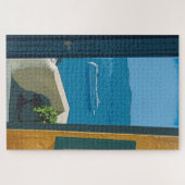 サントリーニ,ギリシャクルーズ船 ジグソーパズル (横)