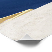 サントリーニ，ギリシャ光沢ポスター ポスター (コーナー)