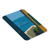 サントリーニ、ギリシャ巡航船 マグネット (右側)