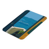 サントリーニ、ギリシャ巡航船 マグネット (左側)