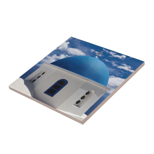 サントリーニ、ギリシャ陶磁器タイル タイル (側面)