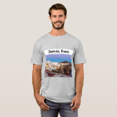 サントリーニ ギリシャ お土産 Tシャツ (正面フル)