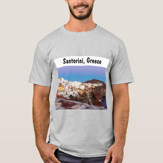 サントリーニ ギリシャ お土産 Tシャツ (正面)