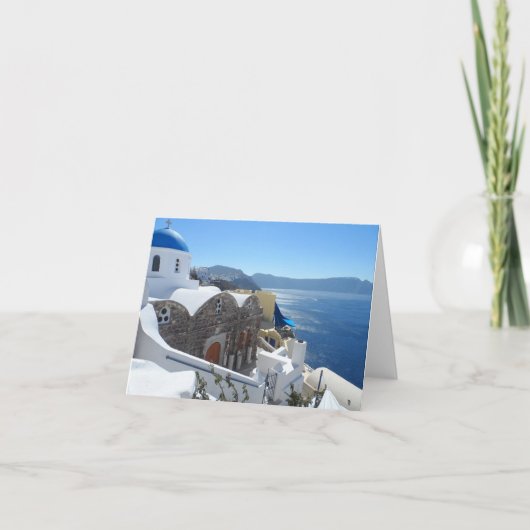 サントリーニ（ギリシャ） カード (正面)