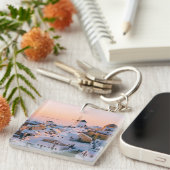 サントリーニ、ギリシャ キーホルダー (正面右)