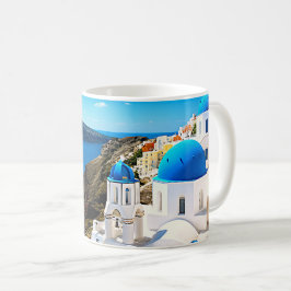 サントリーニ ギリシャ コーヒーマグカップ