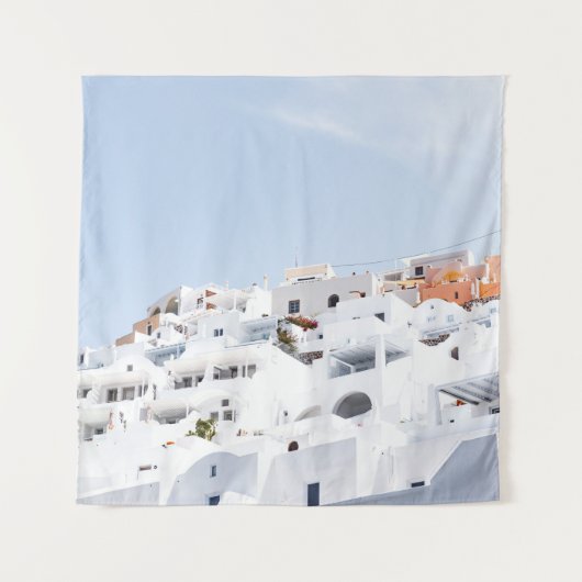 サントリーニ，ギリシャ タペストリー (正面)