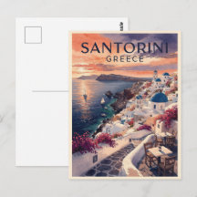 サントリーニ ギリシャ ビンテージ 旅行