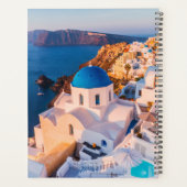 サントリーニ，ギリシャ プランナー手帳 (裏面)