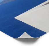 サントリーニ（ギリシャ） ポスター (角)