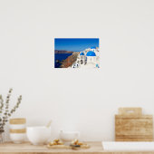 サントリーニ(ギリシャ) ポスター (キッチン)