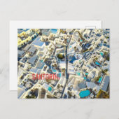 サントリーニ – ギリシャ ポストカード (正面/裏面)