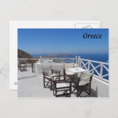 サントリーニ,ギリシャ ポストカード (正面/裏面)