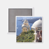 サントリーニ（ギリシャ） マグネット (正面/裏面)