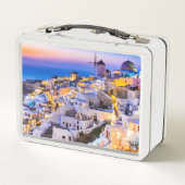 サントリーニ ギリシャ メタルランチボックス (裏面)