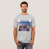 サントリーニ ギリシャ 日の出 お土産 Tシャツ (正面フル)