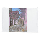 サントリーニ（ギリシャ） 枕カバー (裏面)